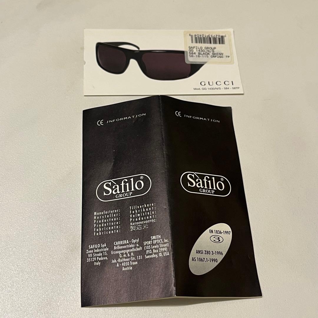 【SALE〜14日】 GUCCI グッチ　サングラス　ブラック