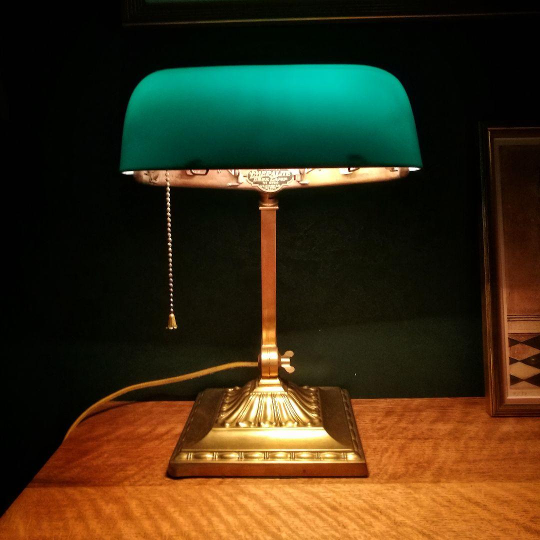 アンティーク エメラライト バンカーズランプ emeralite - メルカリ