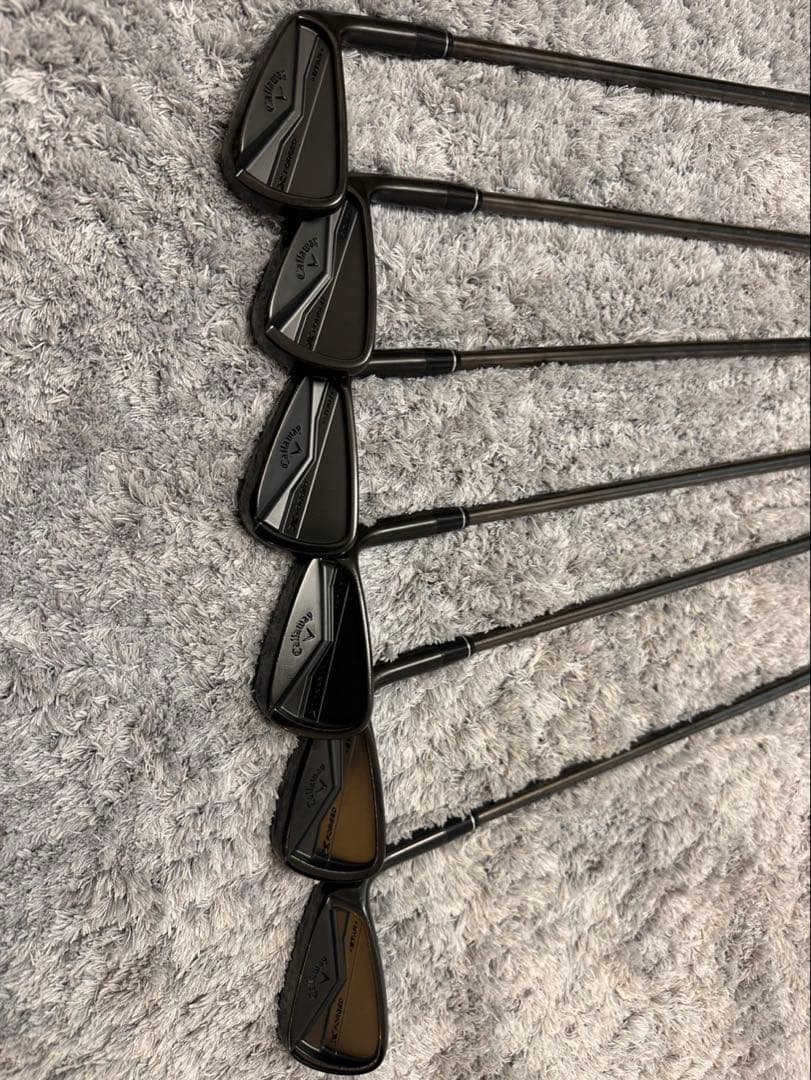 キャロウェイ X FORGED STAR BLACK アイアン6本 (硬さS)