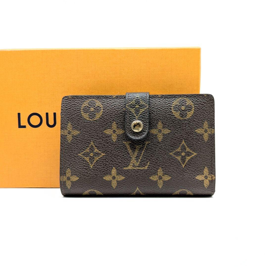 【限定品】ヴィエノワ がま口 2つ折り財布 長財布 モノグラム ルイヴィトン 極美品】ルイヴィトン モノグラム ヴィエノワ 折り財布 がま口 - メルカリ