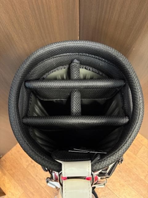 新品 ADMRIAL アドミラル キャディバッグ ホワイト/ピンク 9インチ