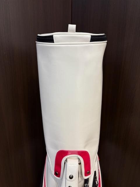 新品 ADMRIAL アドミラル キャディバッグ ホワイト/ピンク 9インチ