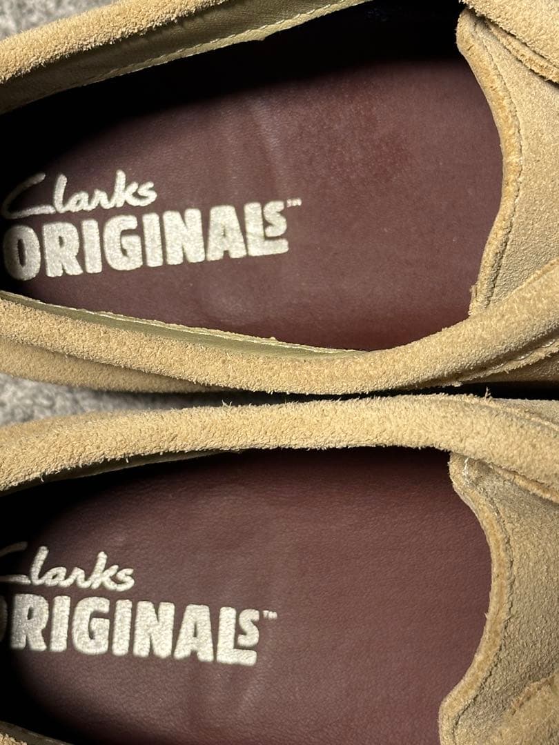 クラークス ワラビー ゴアテックス メイプルスウェード UK6.5 24.5cm