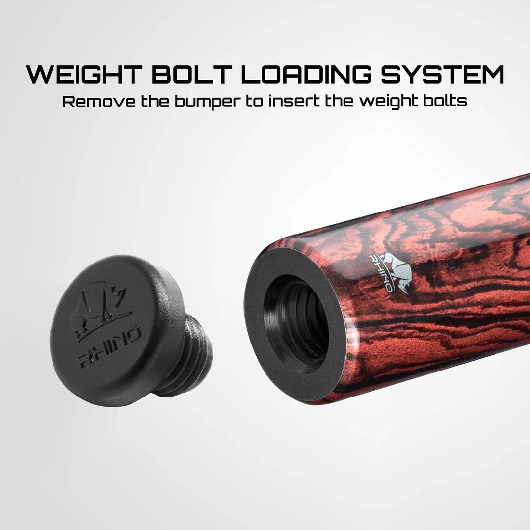 【新品】【Rhino】レトロ カーボン プールキュー ココボロ ラップレス