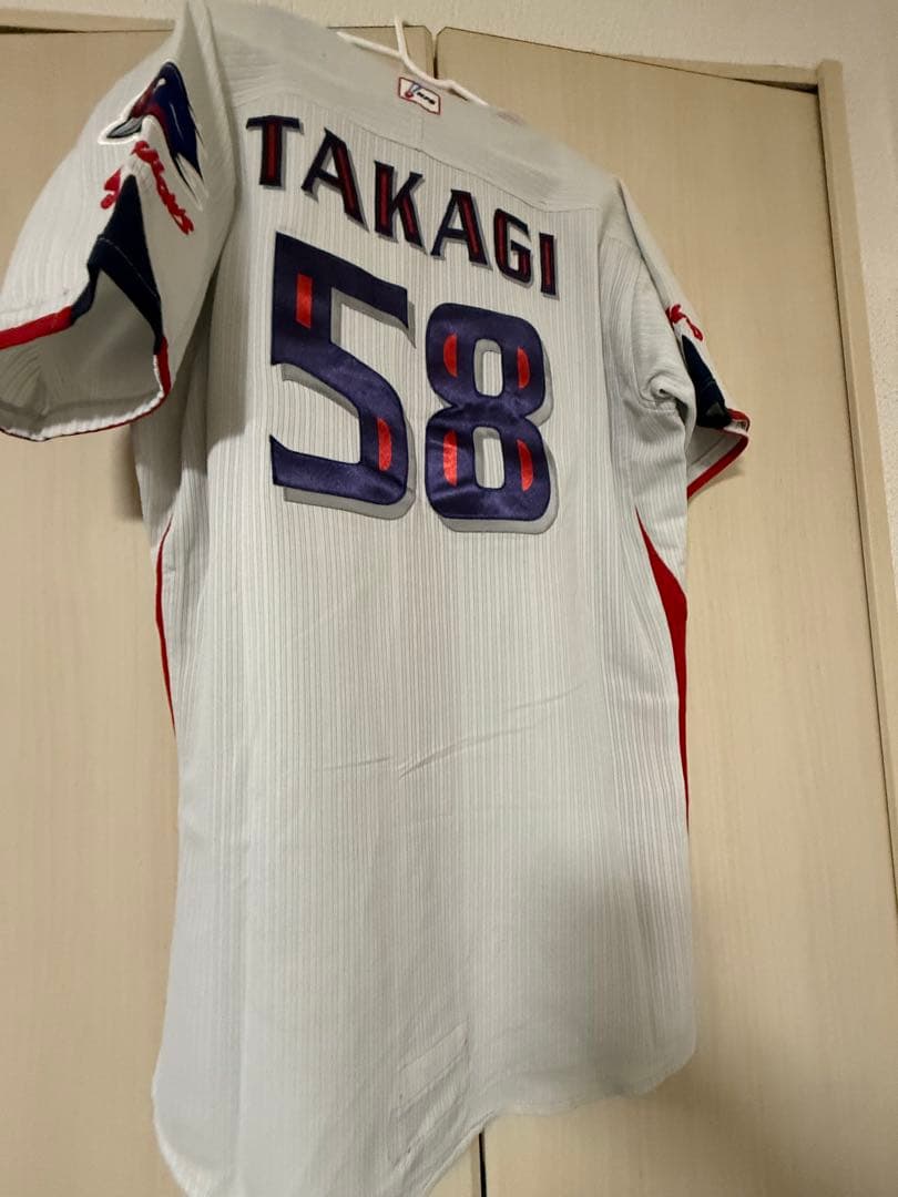 ヤクルトスワローズ　高木選手　実使用ユニフォーム