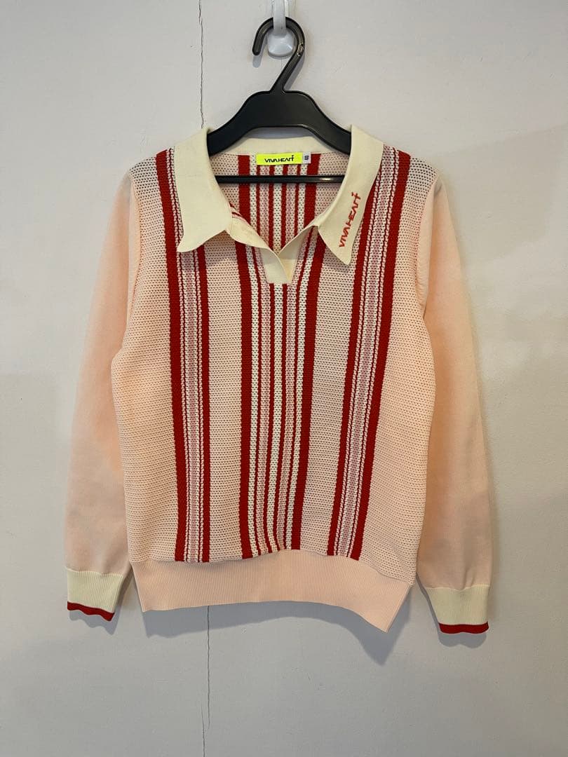 VIVA HEART レディースゴルフ　ニットポロ　サイズ40