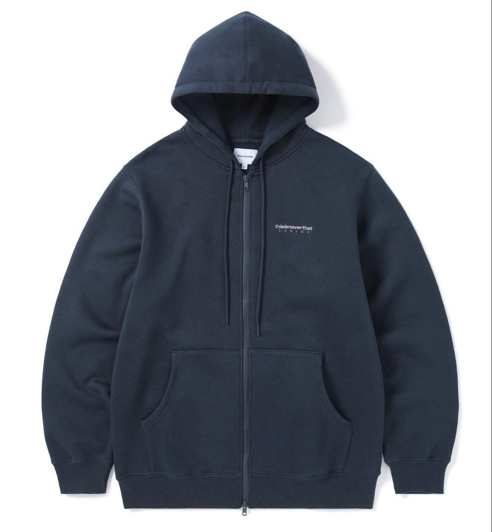 thisisneverthat ネバザ ジップパーカー ネイビー - メルカリ