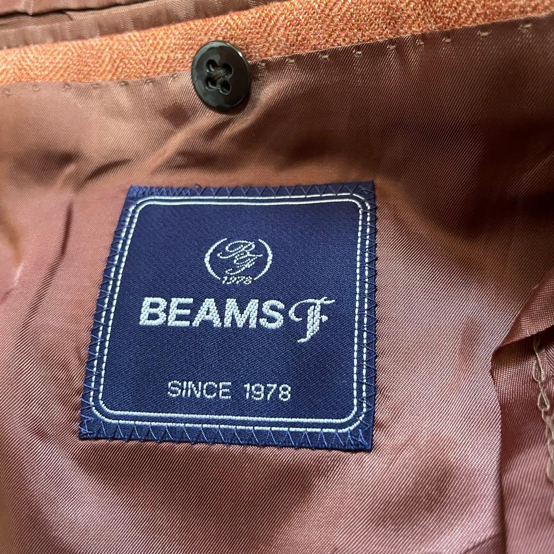 BEAMS F 日本製 ウールシルクリネン テーラードJK 44相当
