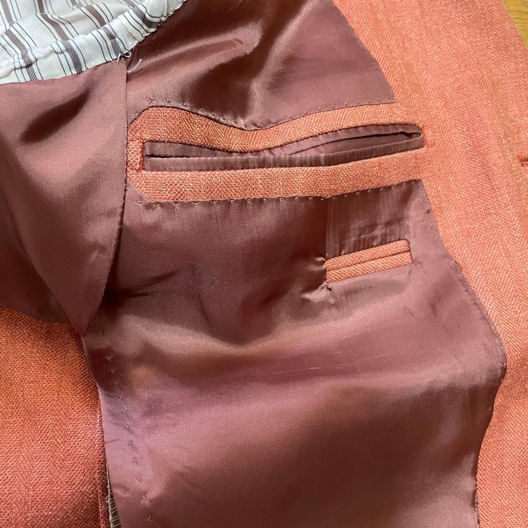 BEAMS F 日本製 ウールシルクリネン テーラードJK 44相当