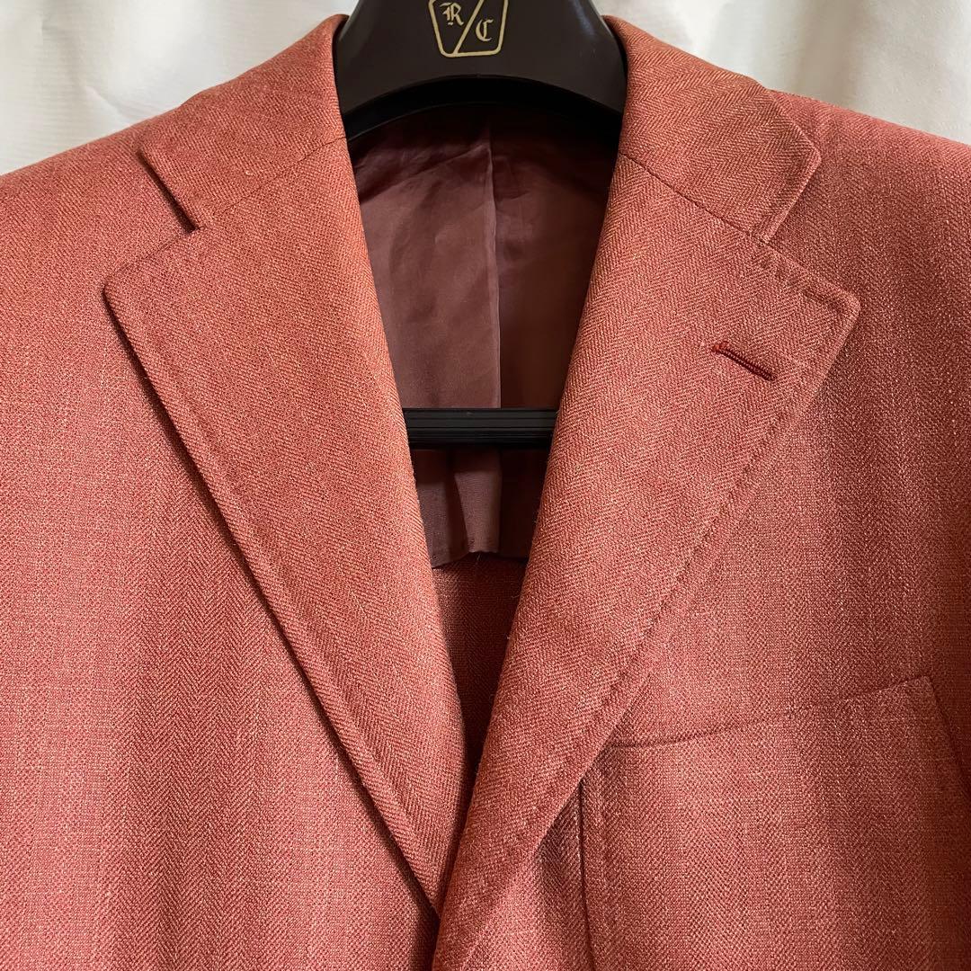 BEAMS F 日本製 ウールシルクリネン テーラードJK 44相当