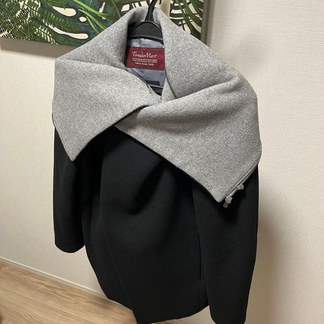 TORNADO MART. ダッフルコート 黒