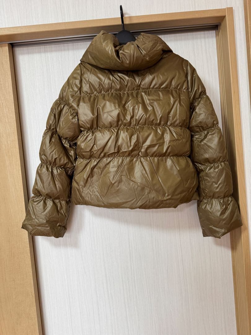 カーキ ショート丈ダウンジャケット Lサイズの通販はau PAY マーケット