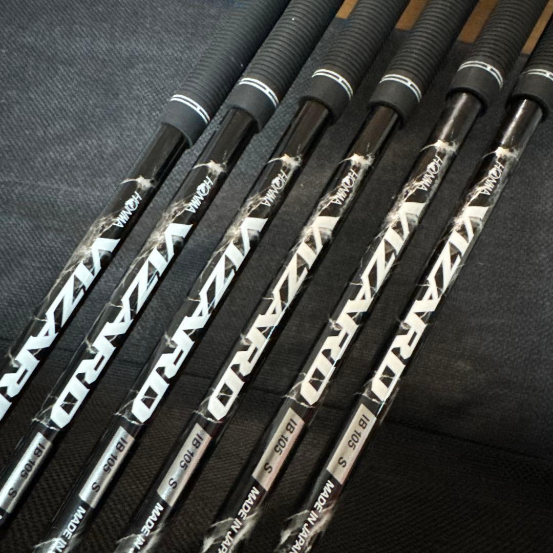 ホンマ　TW727V VIZARD IB105S 6本セット　5〜10