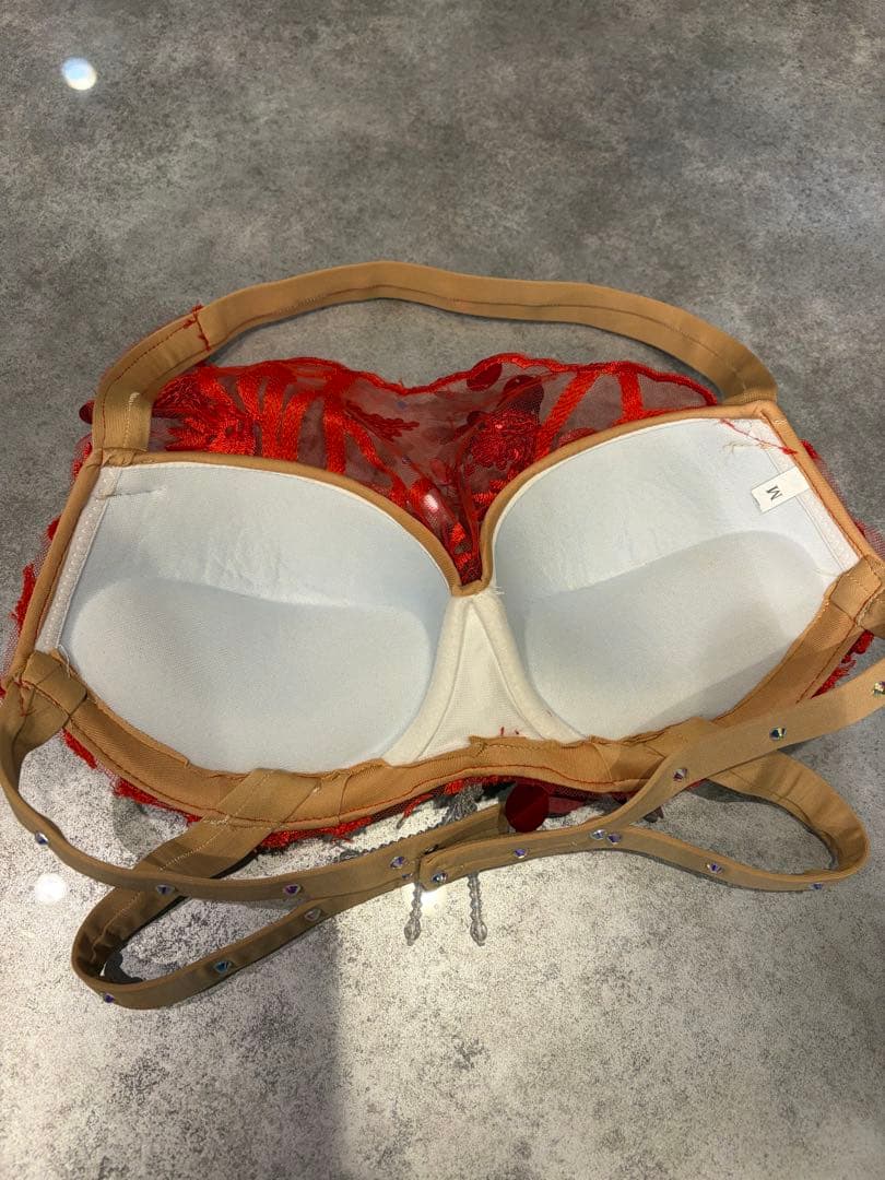 最終値下げ！！赤・ベリーダンス衣装・Mサイズ