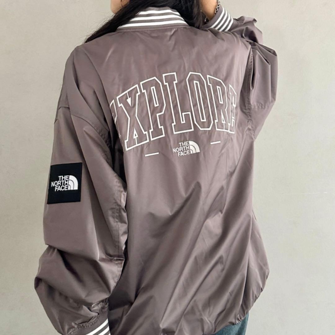 XL＊ベージュ　ブラウン＊スタジャン　ジャケット　MA-1＊ノースフェイス＊韓国