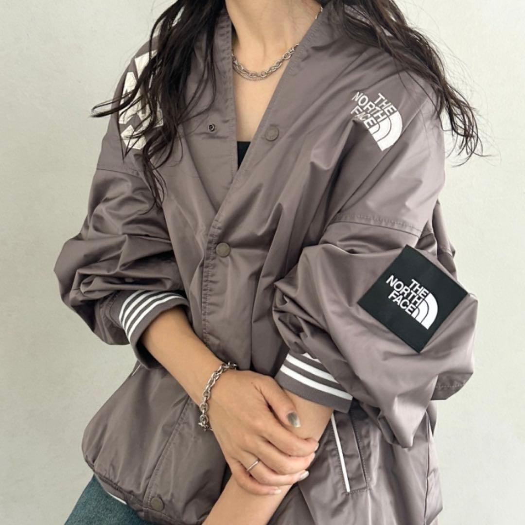 XL＊ベージュ　ブラウン＊スタジャン　ジャケット　MA-1＊ノースフェイス＊韓国