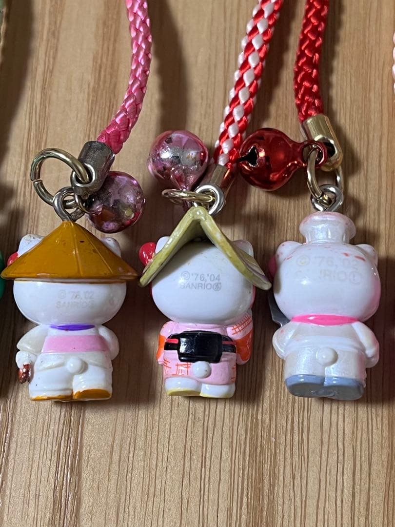 ⭐︎激レア⭐︎】ご当地キティ 根付 ストラップ キーホルダー 8個