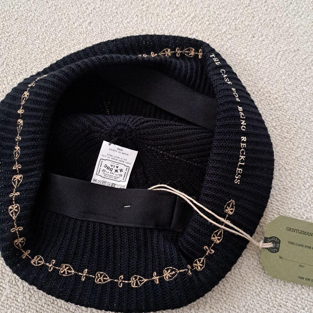 BTSテテ着用/THE CASE FOR RECKLESS 黒 ベレー帽 M