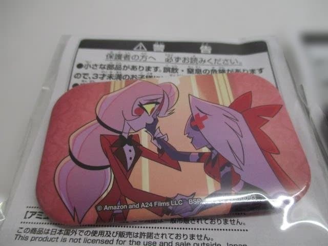 【未開封品】ハズビンホテルへようこそ　スクエア缶バッジ　８点まとめ