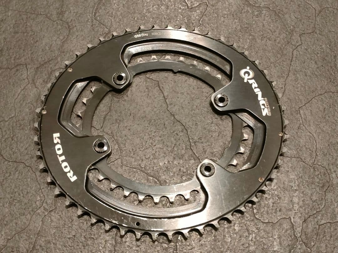 ROTOR Q-RINGS 楕円チェーンリング 50/34t シマノ4アーム用 IQ464