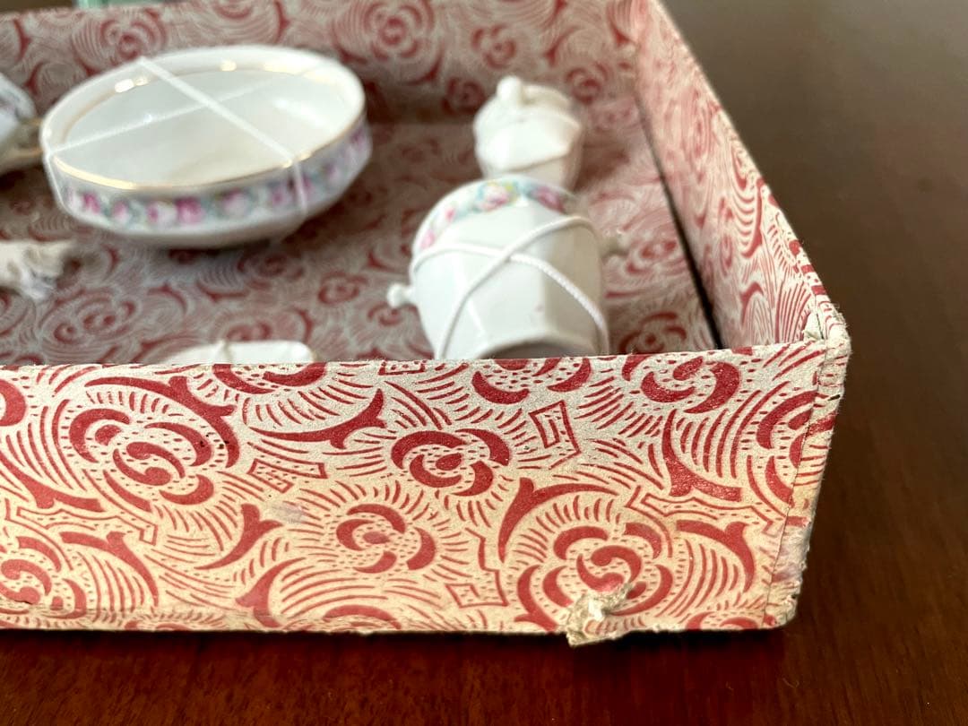 特価　フランス　アンティーク　陶器　オリジナル　おままごと　ディネット　ドール