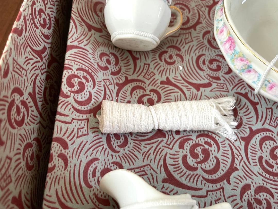 特価　フランス　アンティーク　陶器　オリジナル　おままごと　ディネット　ドール