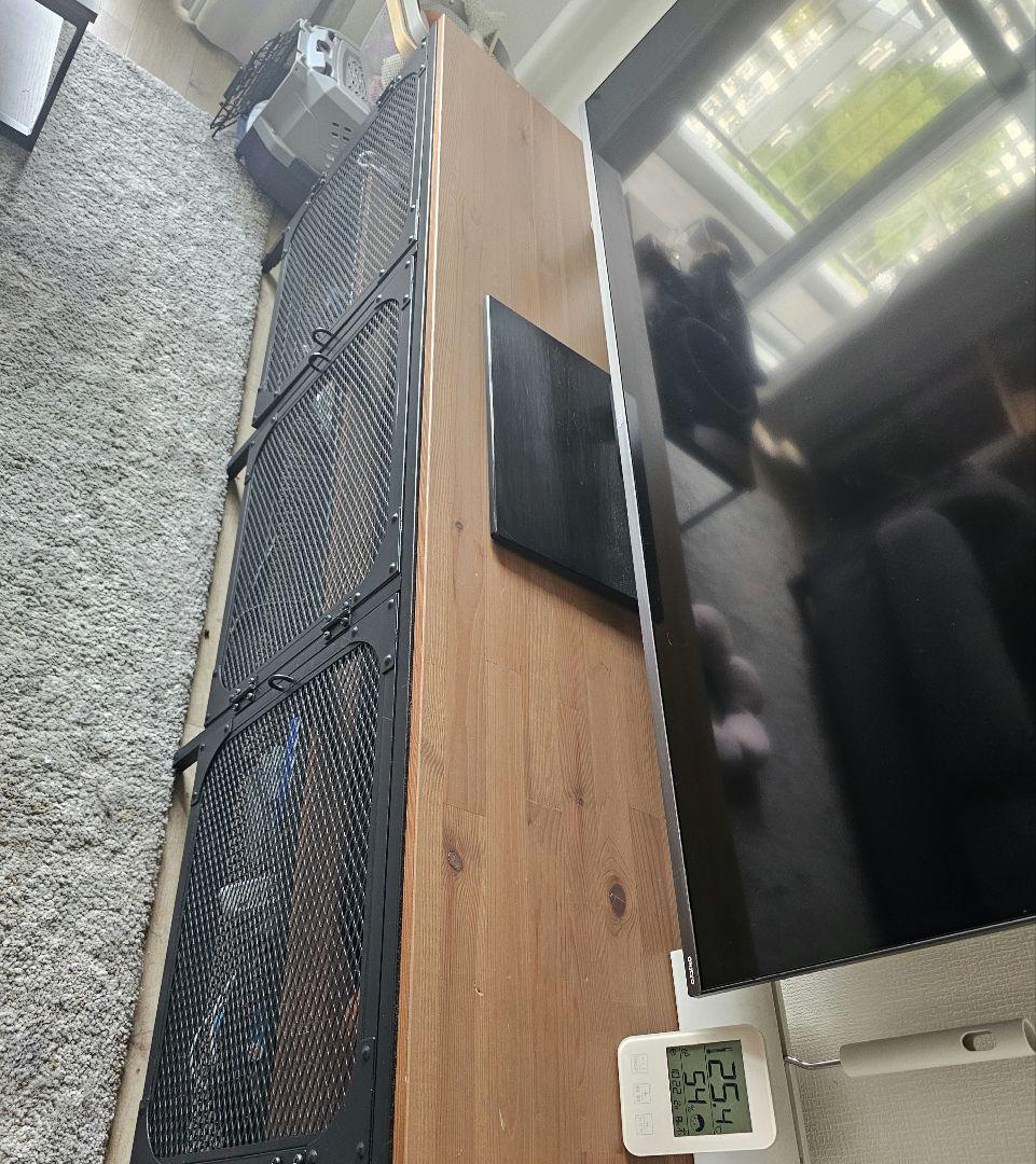 フィエルボ IKEA テレビ台 ブラック 150x36x54 cm