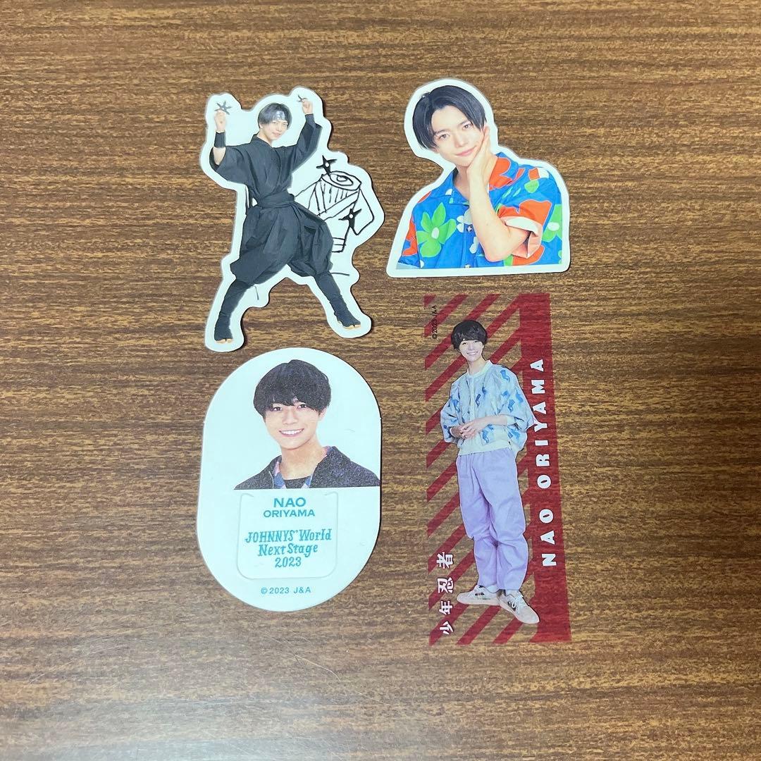 織山尚大 ステッカー、クリップセット - メルカリ