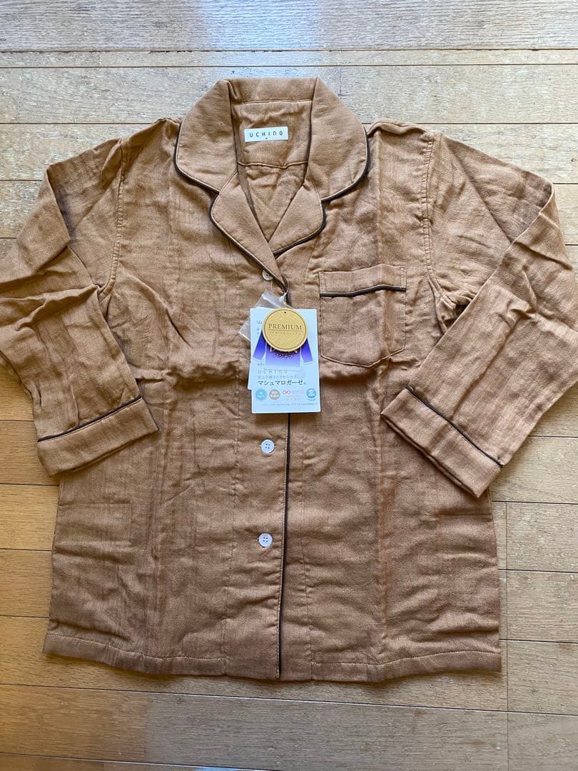 未使用タグ付　uchino ウチノ　マシュマロガーゼ　パジャマ