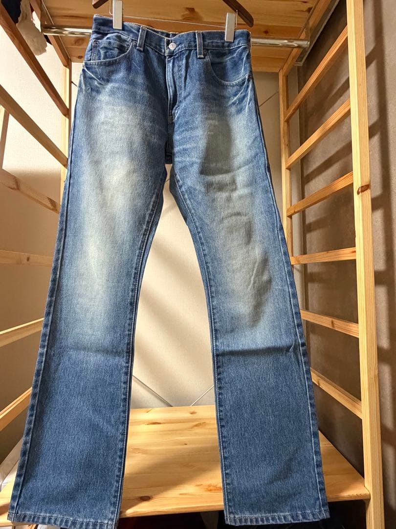 Levi's 517 ライトブルーストレートデニム IO着用 - パンツヴィンテージ