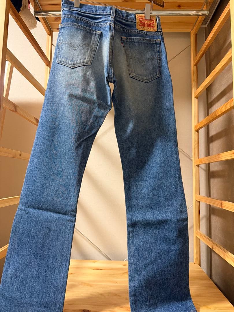 Levi's 517 ライトブルーストレートデニム IO着用 安い
