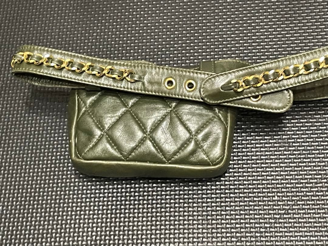 CHANEL シャネル マトラッセ ココマーク ヴィンテージ　ウエストポーチ