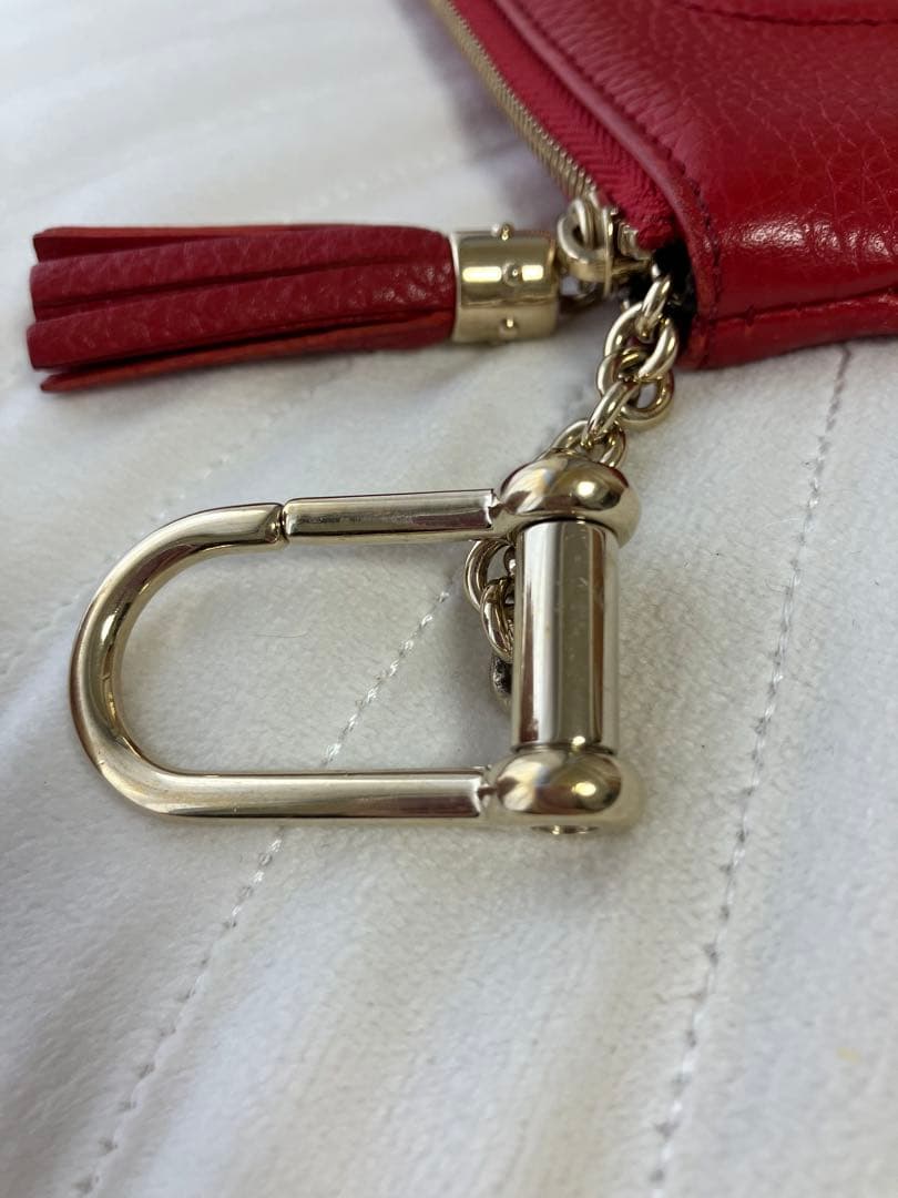 GUCCI グッチ キーケース ケース ソーホー インターロッキング 赤