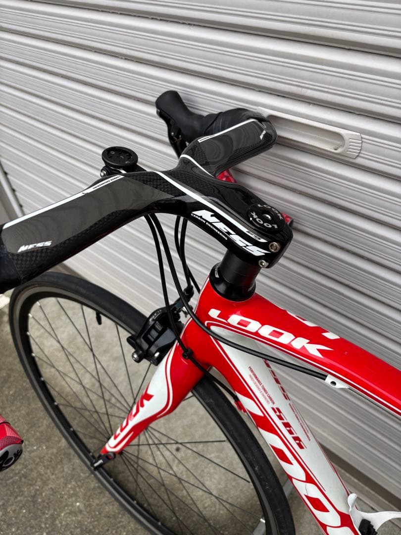LOOK 566 XS 105コンポ　ロードバイク 赤/白 700C