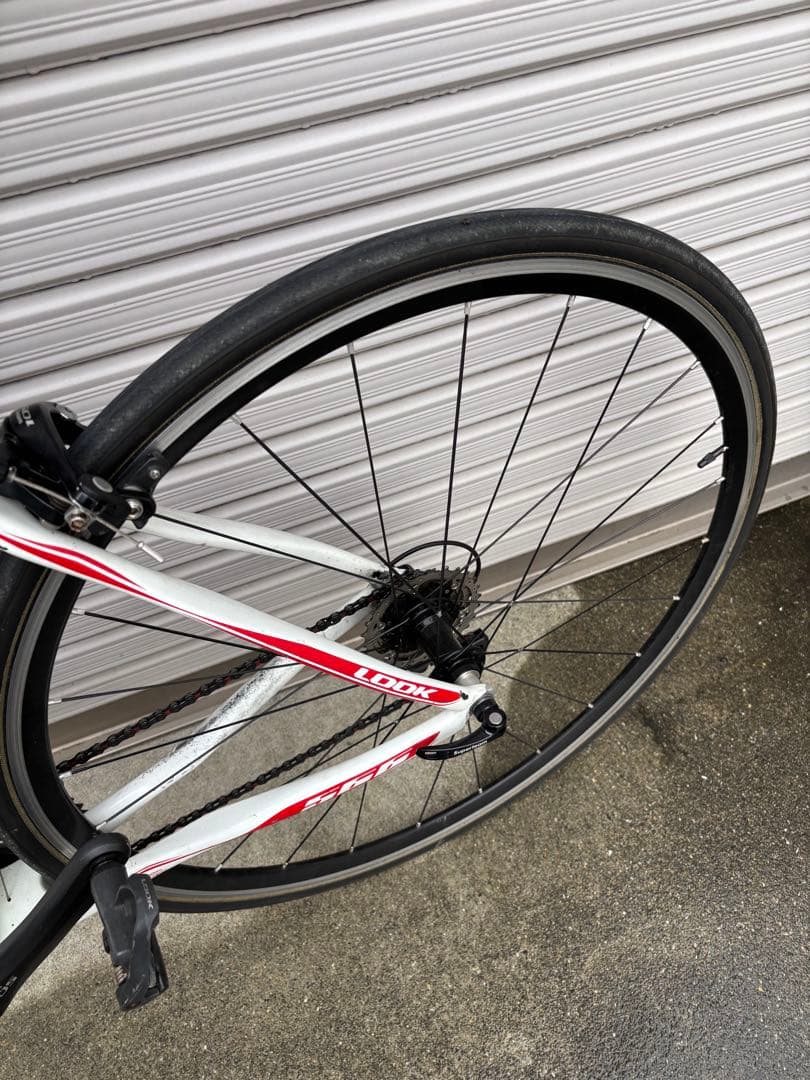 LOOK 566 XS 105コンポ　ロードバイク 赤/白 700C