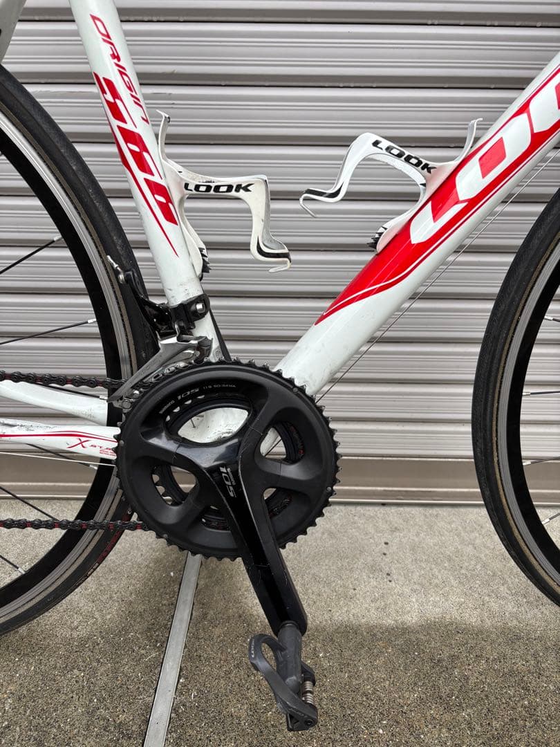 LOOK 566 XS 105コンポ　ロードバイク 赤/白 700C