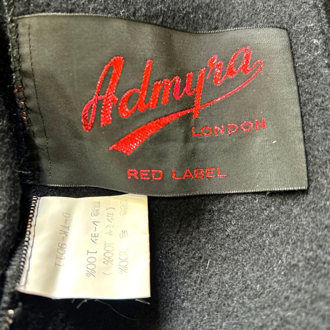 Admyra LONDON Red Label カシミヤ100% ケープコート