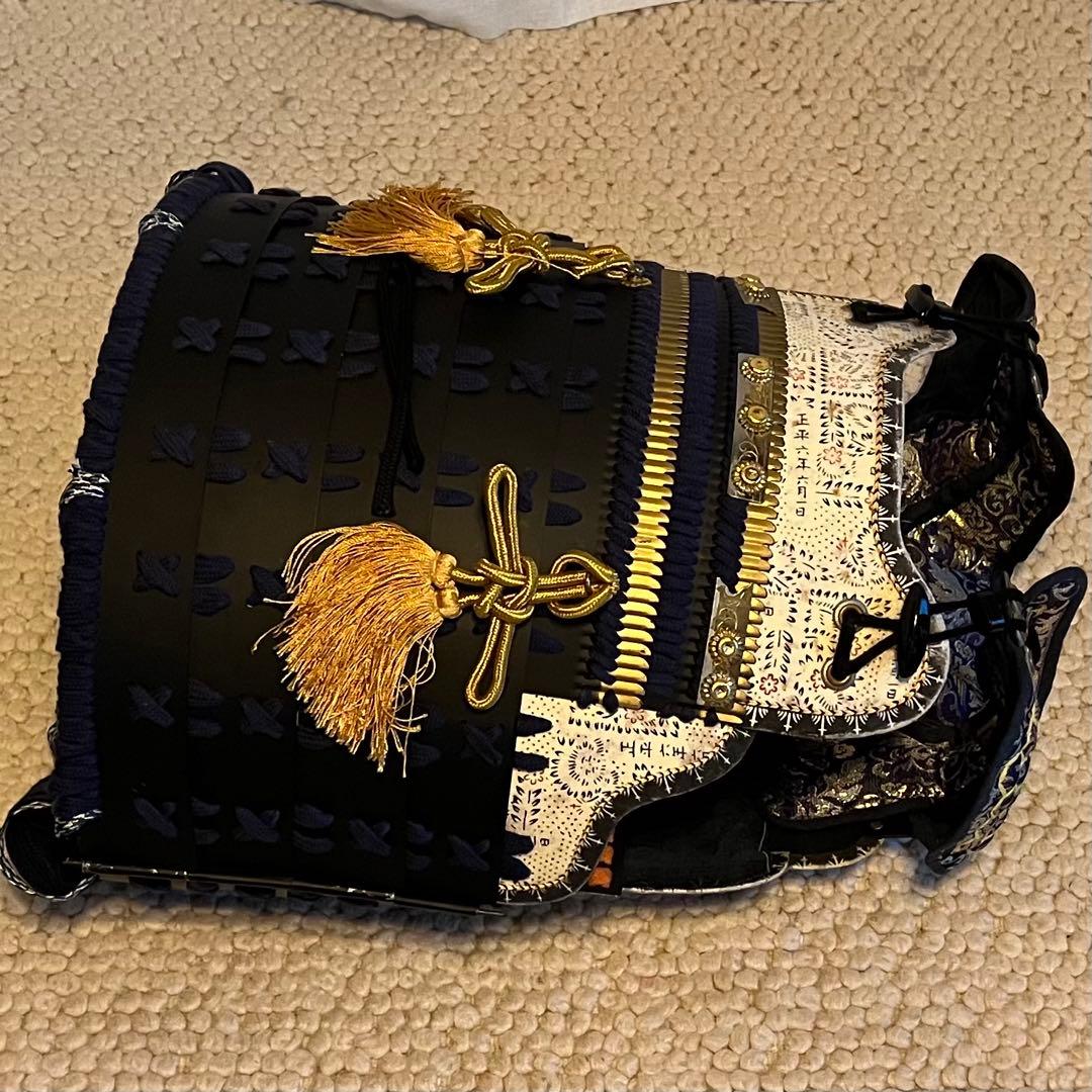 【hiro】日本甲冑 等身大 ◎胴鎧◎ 【掛紺糸威　黒胴当世具足】