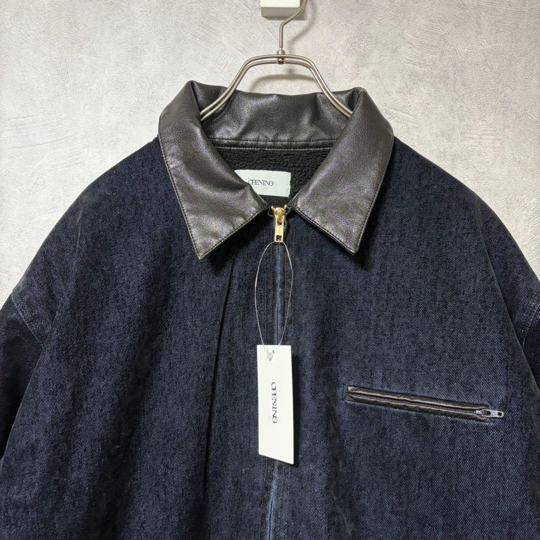 ASTRONOMY OPENING ACT レザー デニム ボア ジャケット L