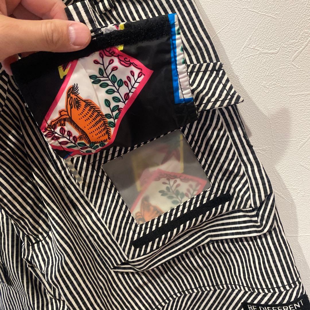 値下げ　希少　インハビタントXL上下セット　ヒッコリー　レッド　おまけ付