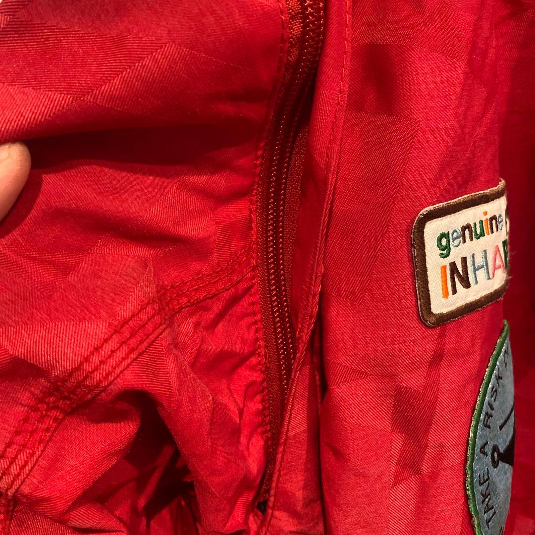 値下げ　希少　インハビタントXL上下セット　ヒッコリー　レッド　おまけ付