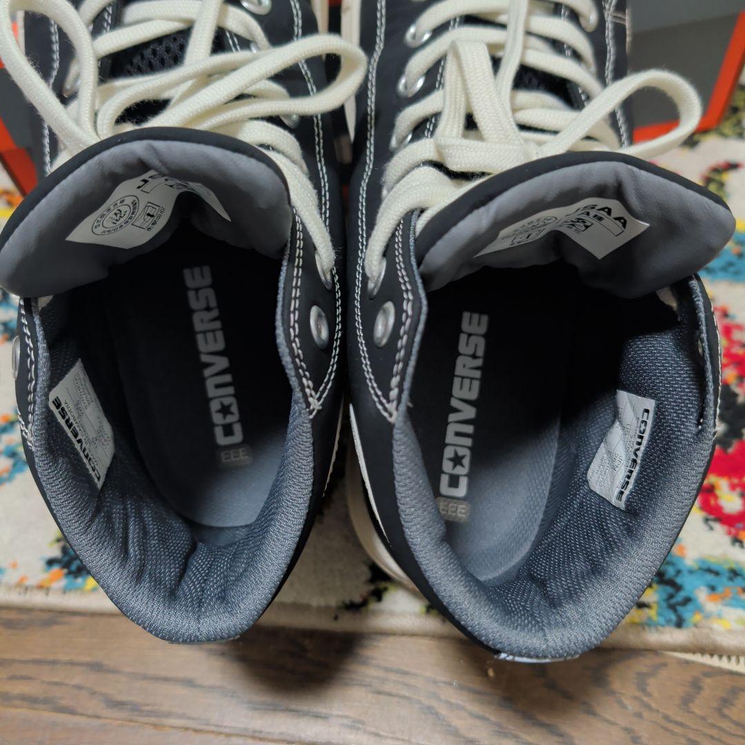 CONVERSE オールスター　ブラック ハイカット安全靴　26.5cm