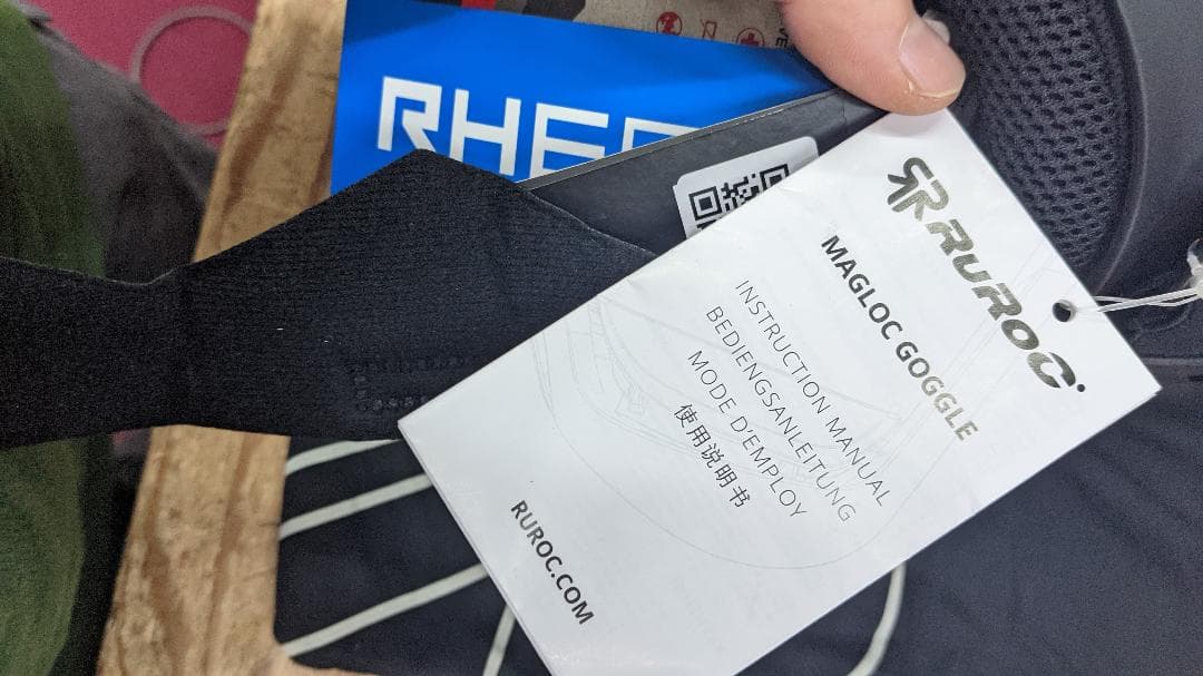 スキー・スノーボードアクセサリー RUROC RG1-DX HELMET + GOGGLE SET Y/S