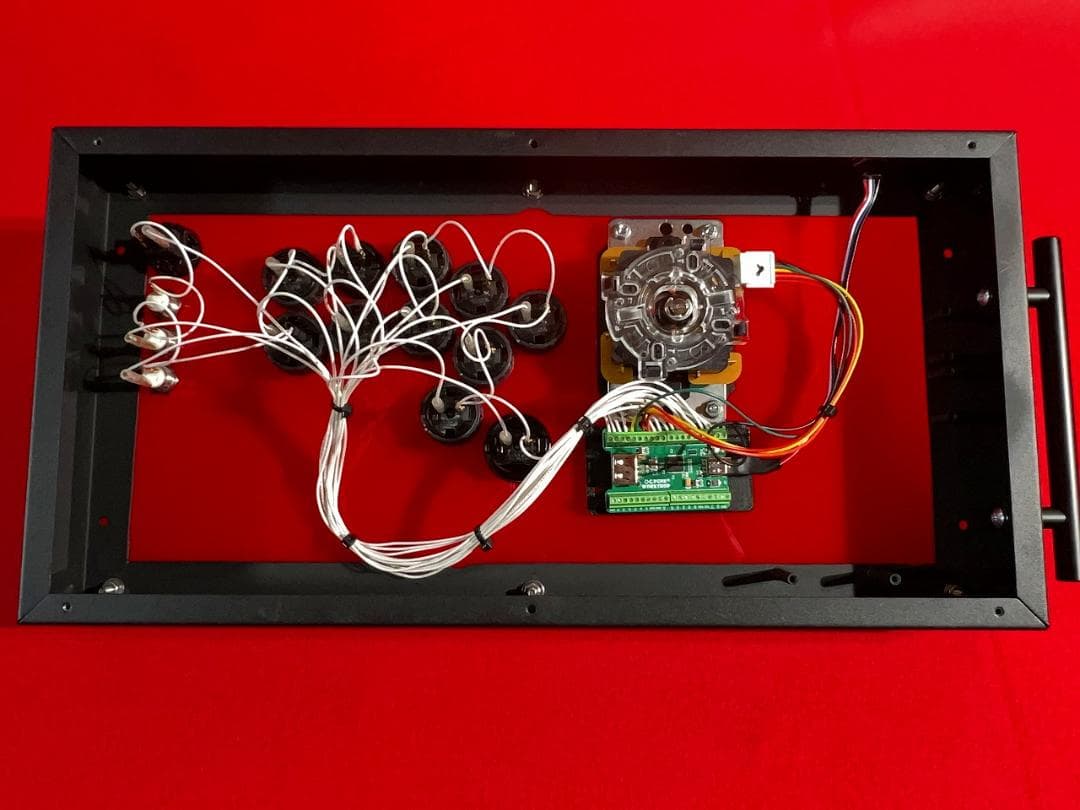 金属フレーム レバーアーケードコントローラー 右手24mm仕様