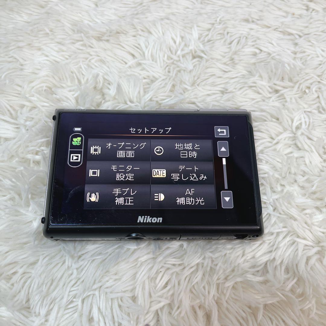 Nikon COOLPIX S100 コンパクトデジタルカメラ プラチナシルバー