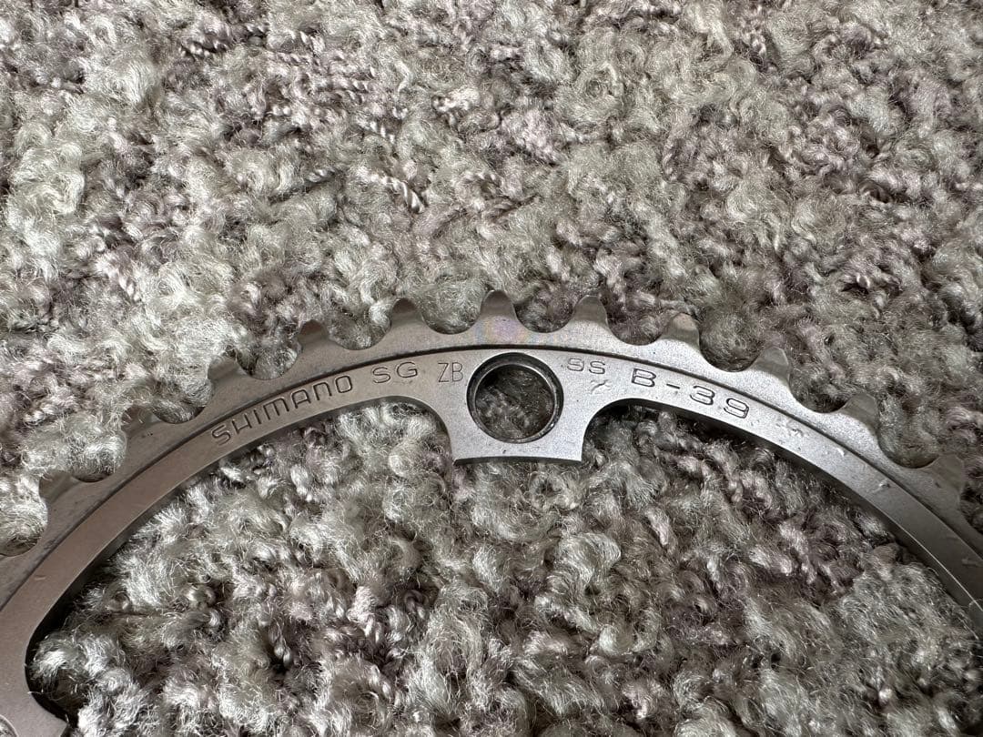 デユラエース7700系チェーンリング SG B-52 B-39 固定ネジ付き - メルカリ