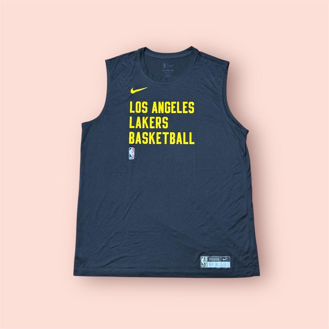 レイカーズ24シーズン選手支給品UsedプラクティスノースリーブXLTサイズ