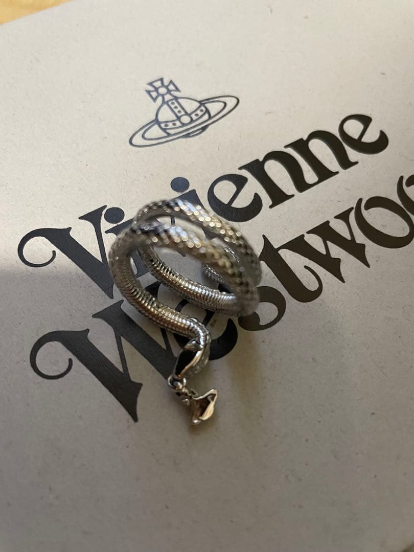 スネークリング オーブ シルバー 約13号 - メルカリ