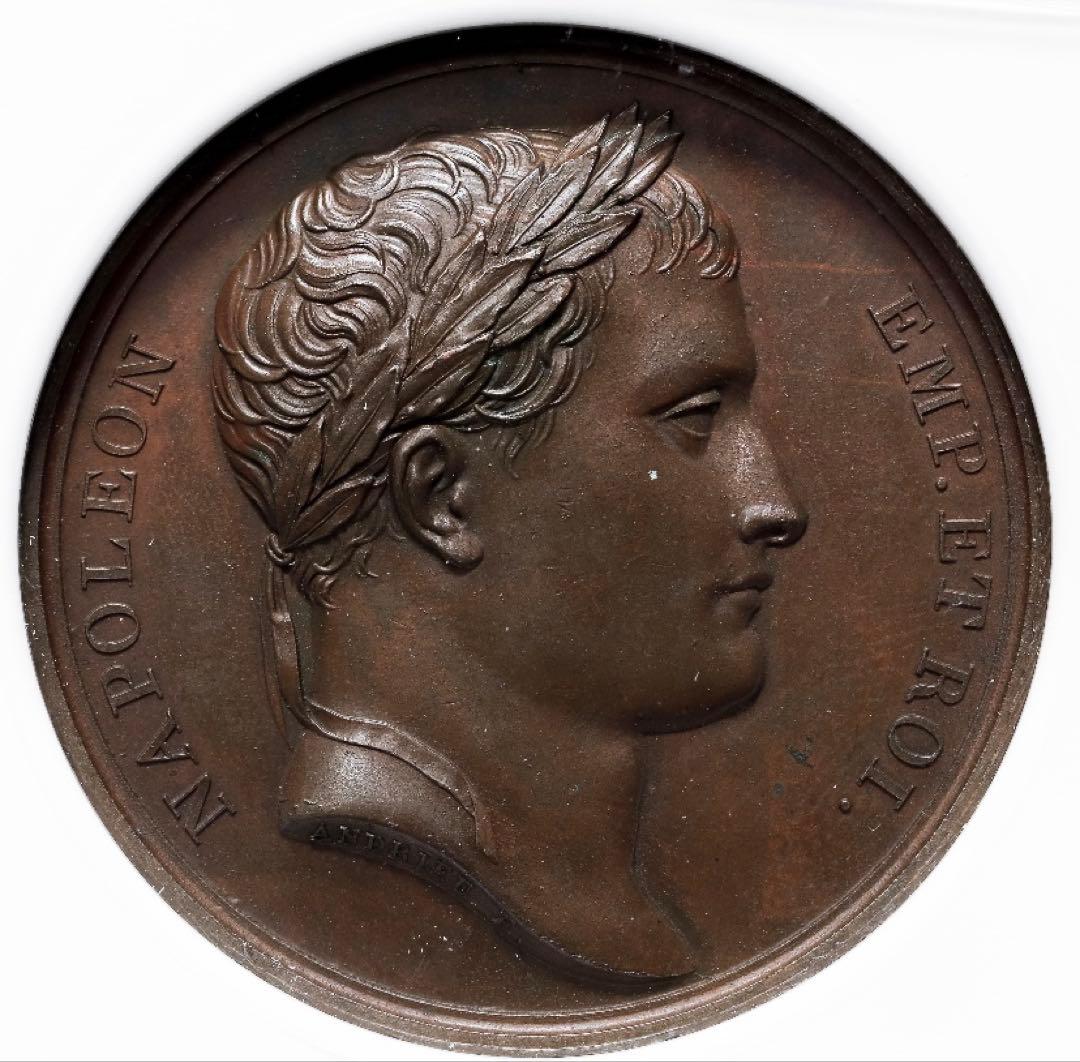 ナポレオン エトルリアの併合　ブロンズメダル1808年