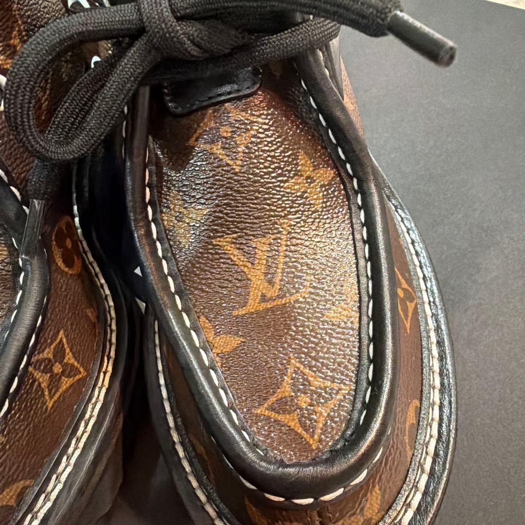 ぶ*う様 Louis Vuitton 36 モノグラムローファー厚底　百貨店購入